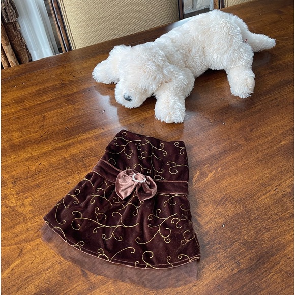 Dog Velour Classic Dress - Picture 10 of 13